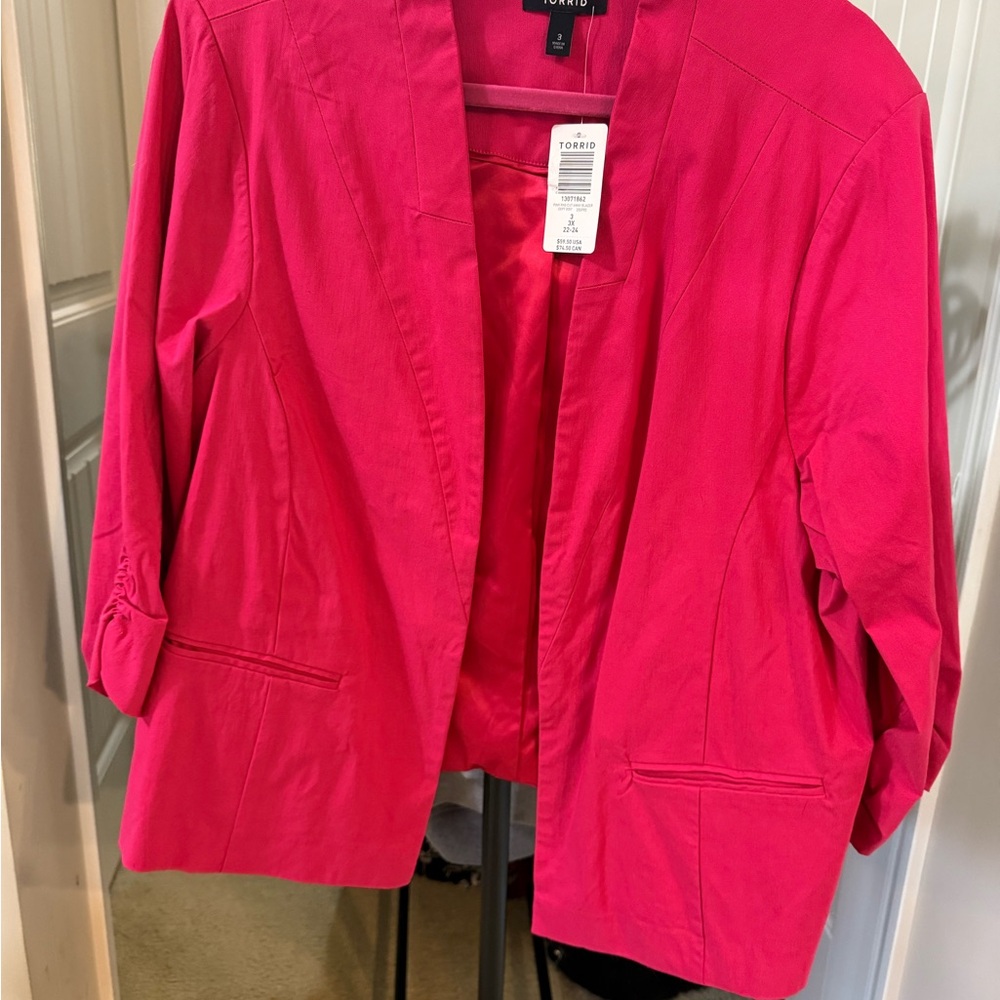 Torrid Women's Pink Blazer